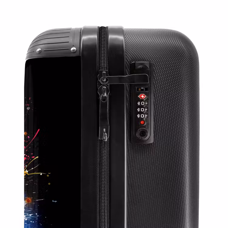 Suitcase - Snowboarder with graffiti — 5