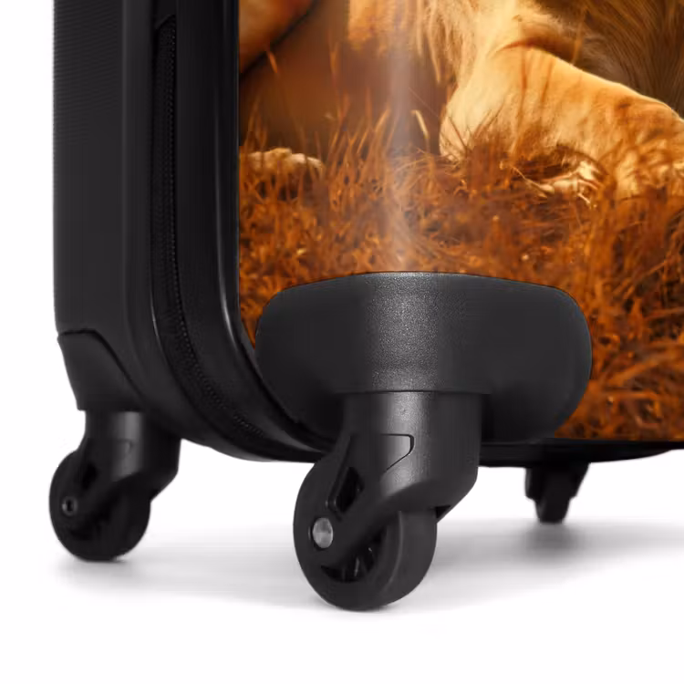 Suitcase - Two brown lions — 6