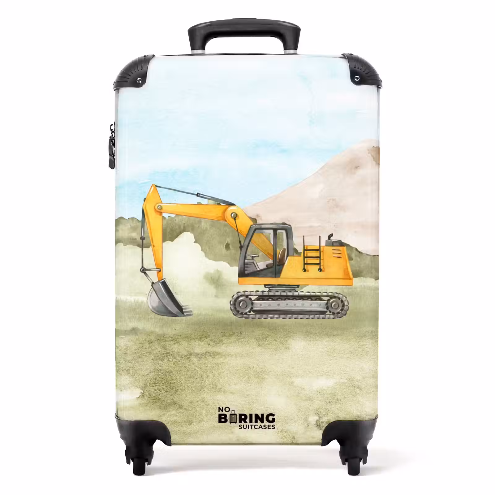 Suitcase - Excavator in nature — 1