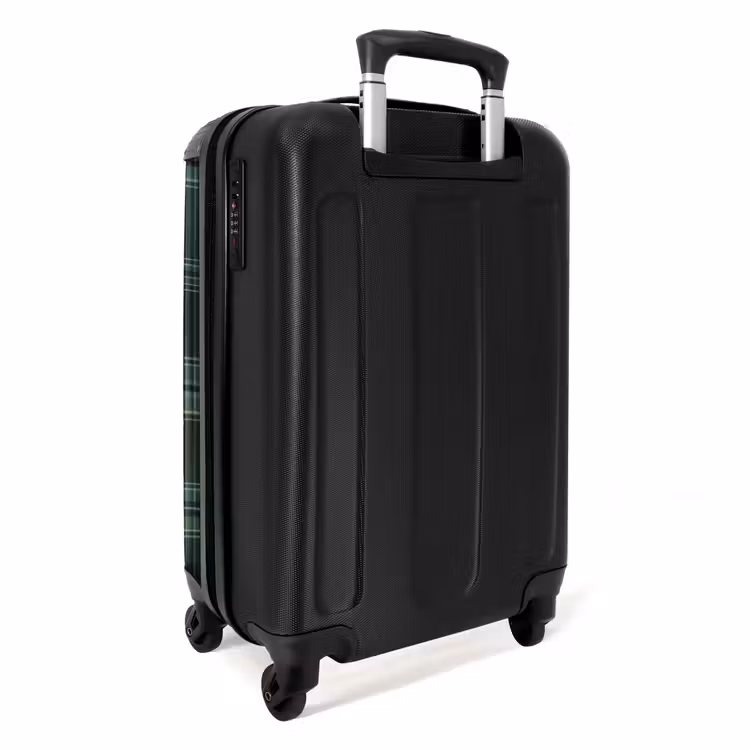 Suitcase - Classic checkered pattern in shades of green — 2