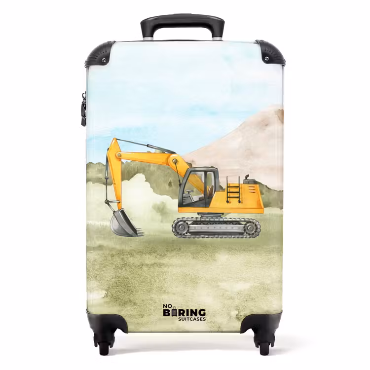 Suitcase - Excavator in nature — 1