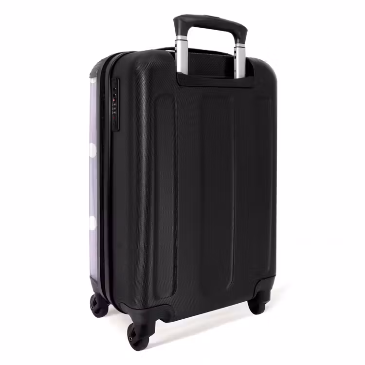 Suitcase - Light purple background with white dots — 2