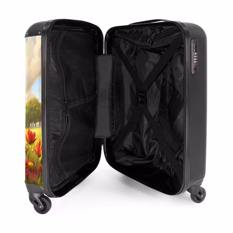 Suitcase - Tractor in flower meadow — 3