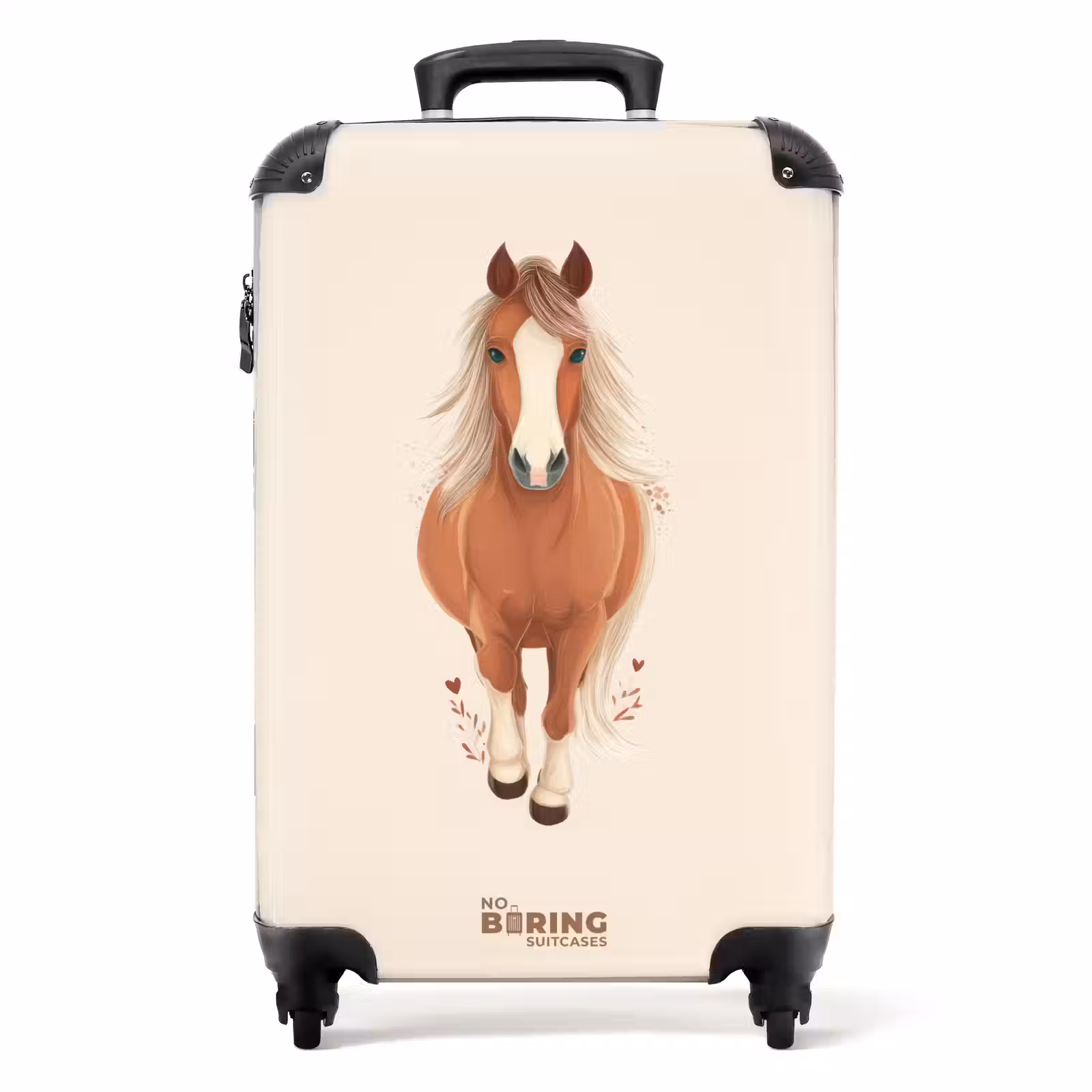 Suitcase - Brown horse in gallop — 1