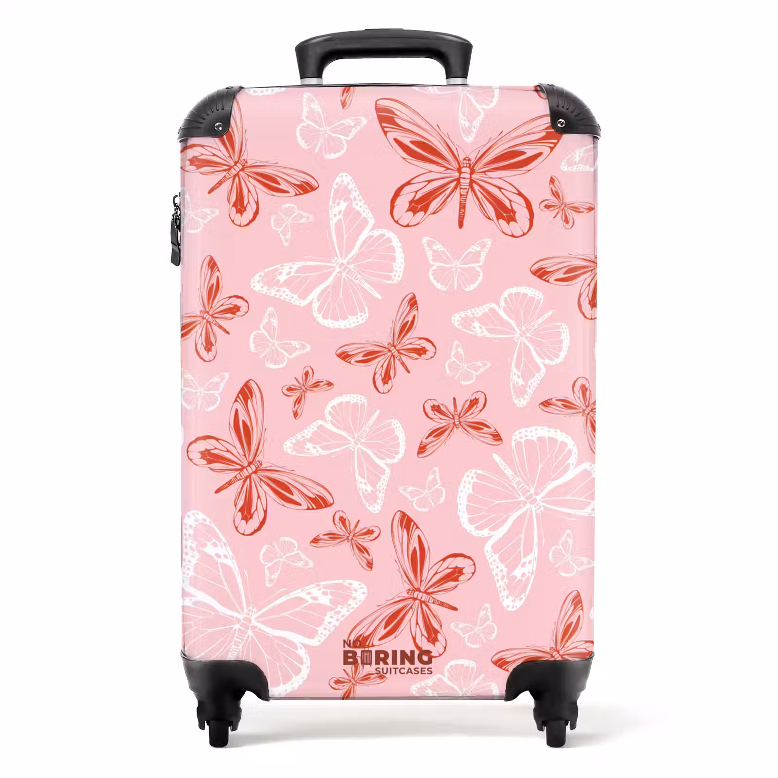 Suitcase - Pattern of butterflies — 1