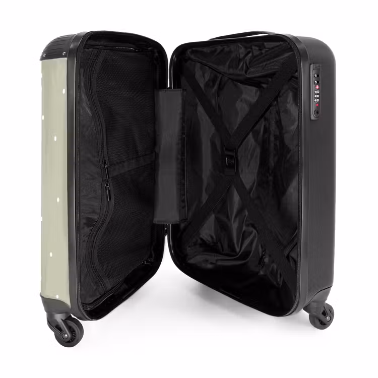 Suitcase - A brown bear reading a book - Green — 3