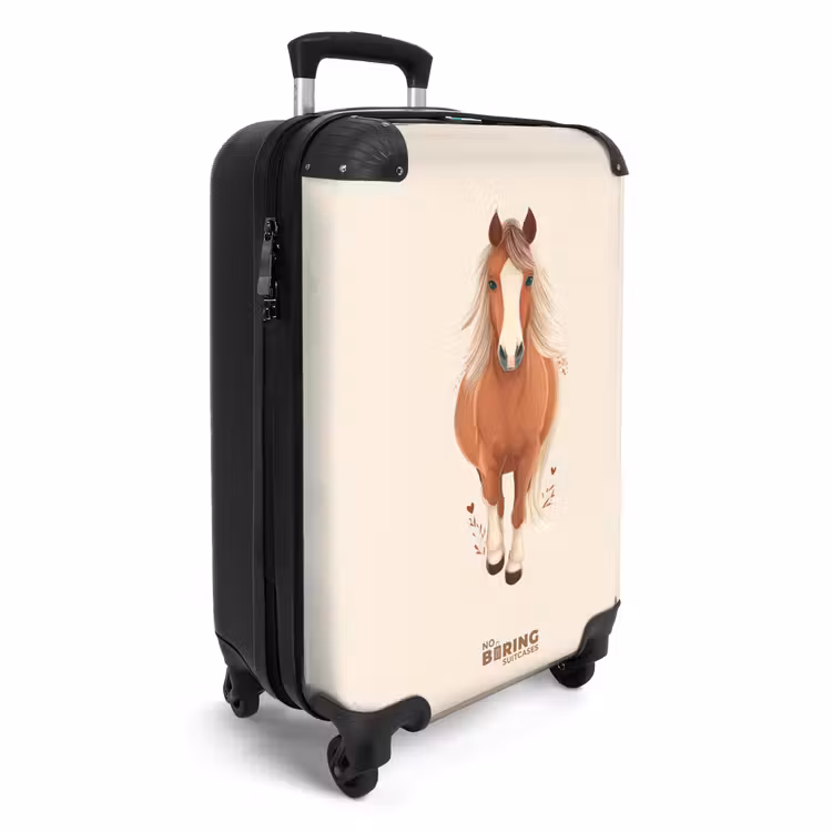 Suitcase - Brown horse in gallop — 4