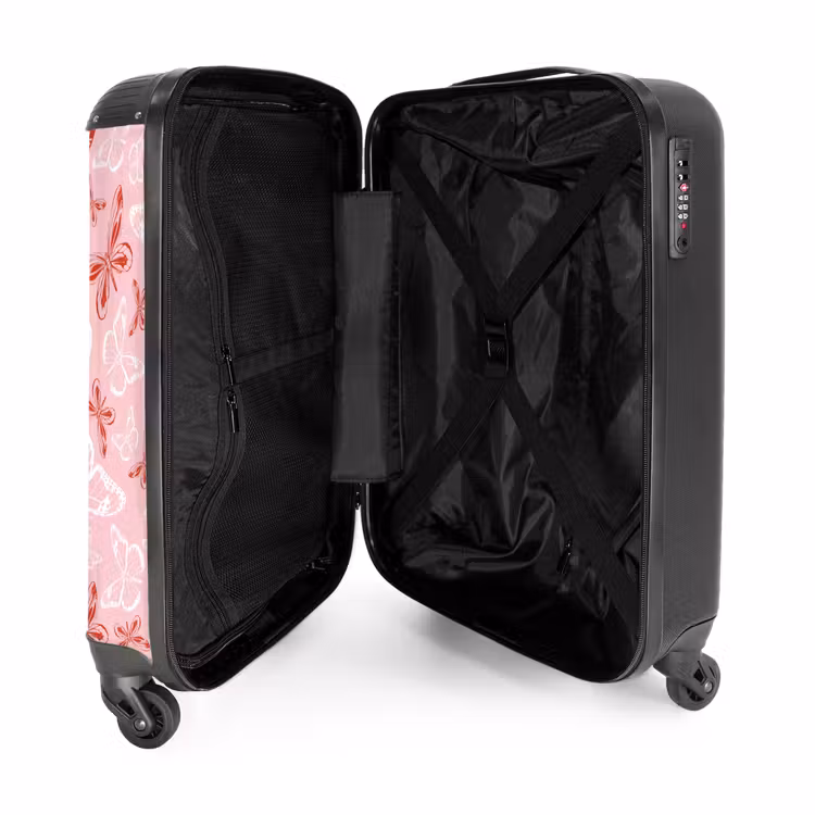 Suitcase - Pattern of butterflies — 3