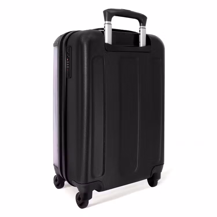 Suitcase - Purple background with white butterfly — 2