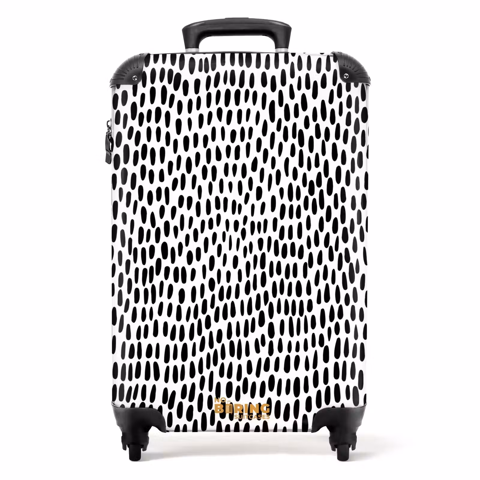 Suitcase - Oval dots on white background — 1