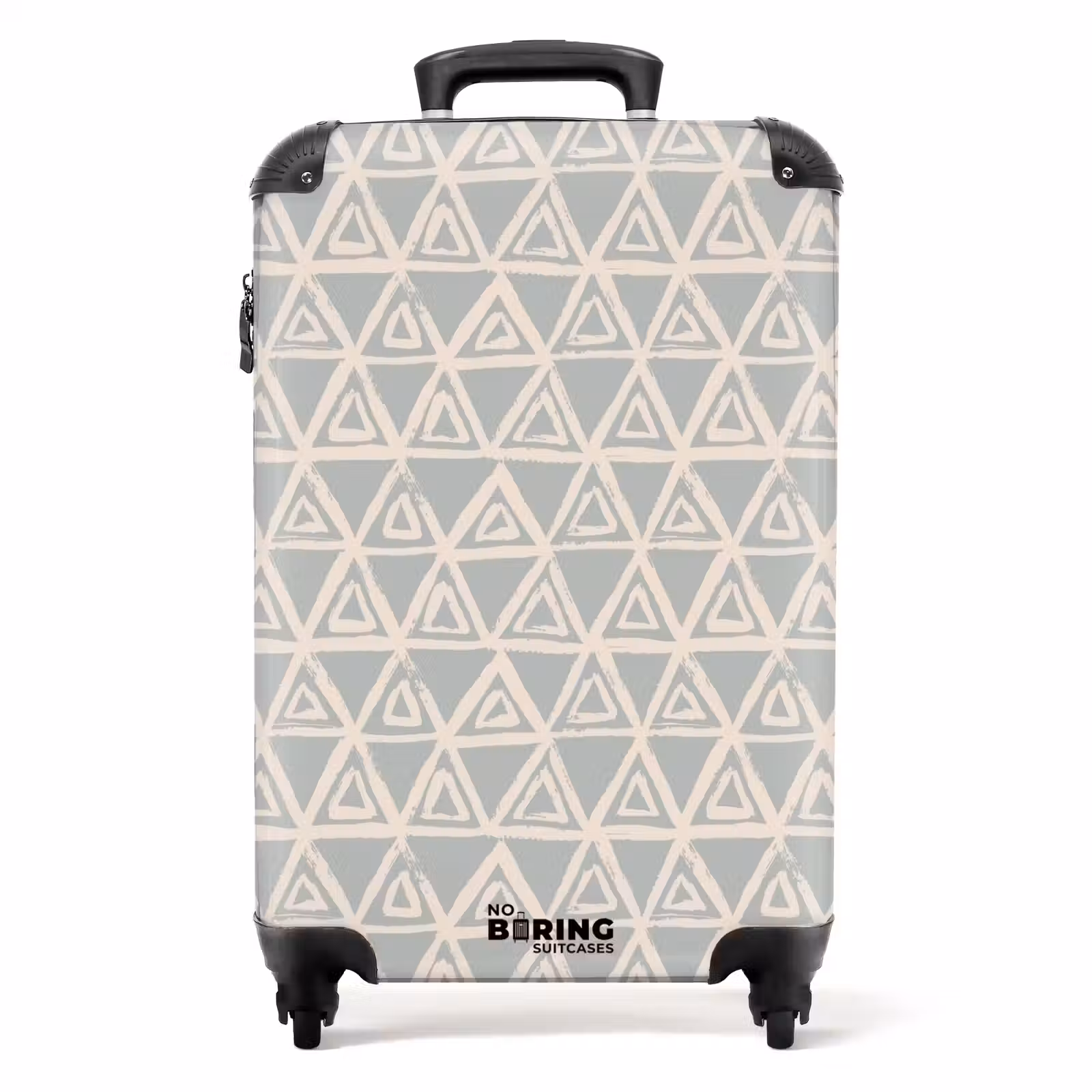 Suitcase - Repeating triangle structure in pastel — 1