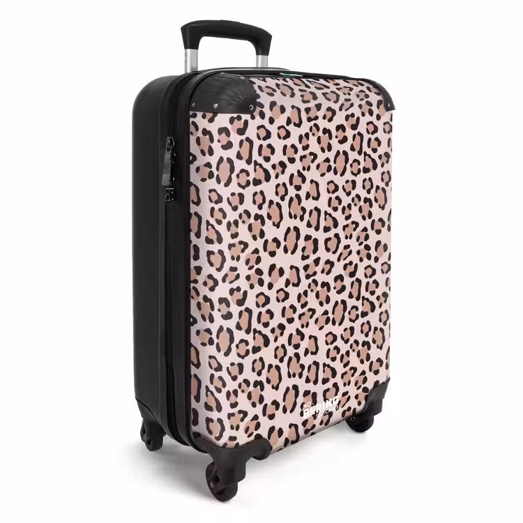 Suitcase - Animal spots on light pink — 4