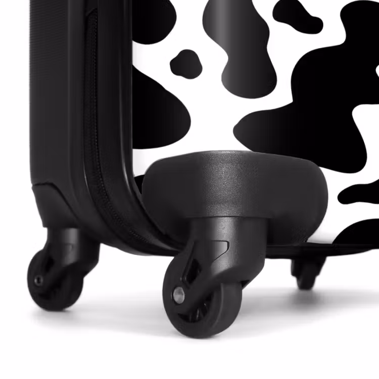 Suitcase - Black cow spots over a white background — 6