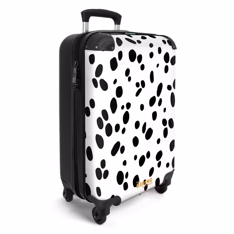 Suitcase - Black ovals over a white background — 4
