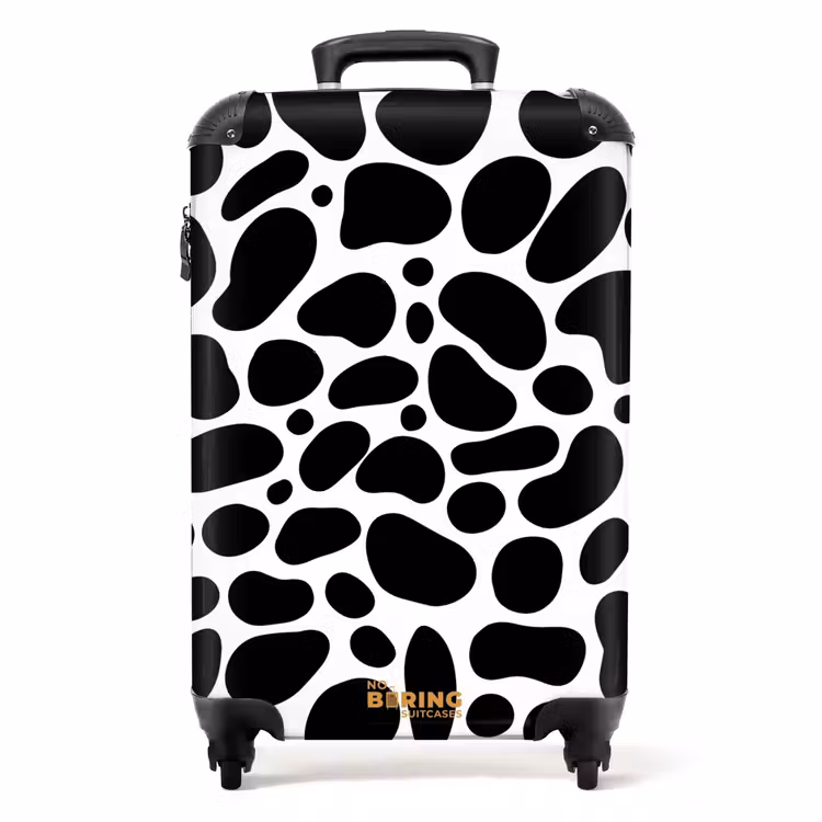 Suitcase - Black spots over a white background — 1