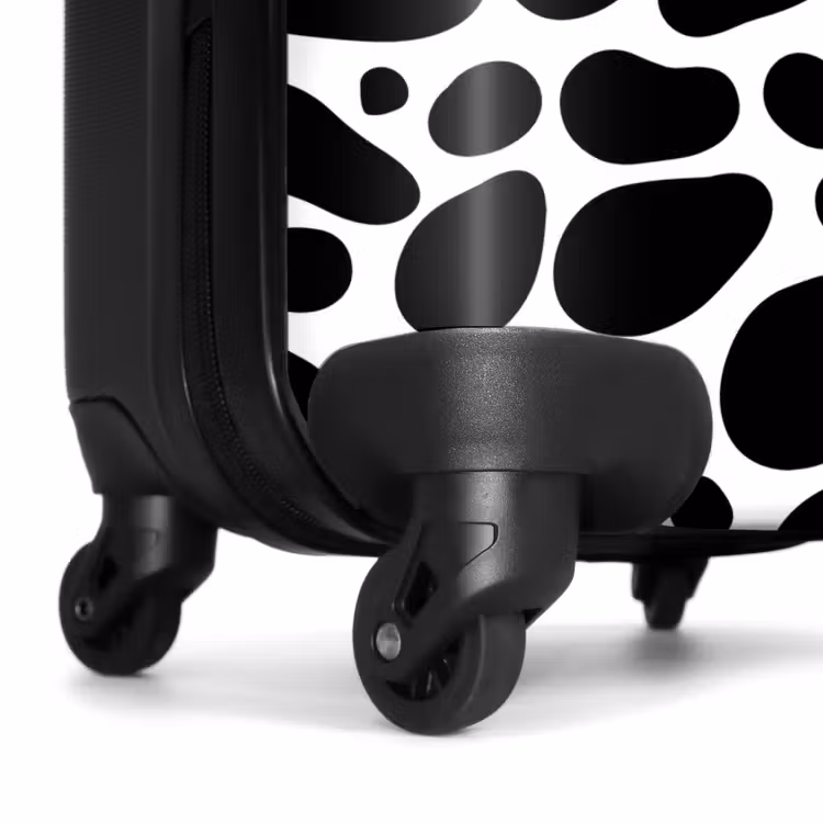 Suitcase - Black spots over a white background — 6