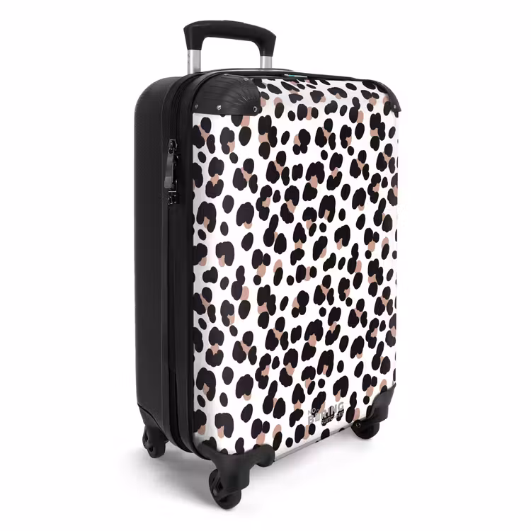 Suitcase - Black spots with white background — 4