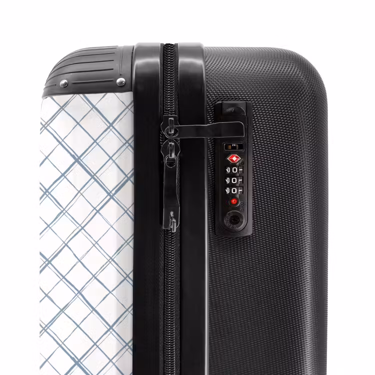 Suitcase - Diagonally intersecting lines on a white surface — 5
