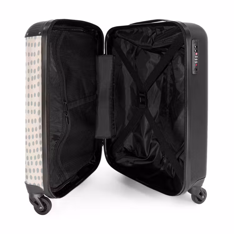 Suitcase - Gray-blue dots — 3