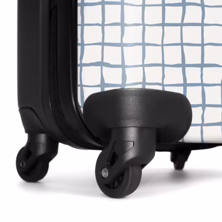 Suitcase - Hand-drawn blue grid with soft corners — 6