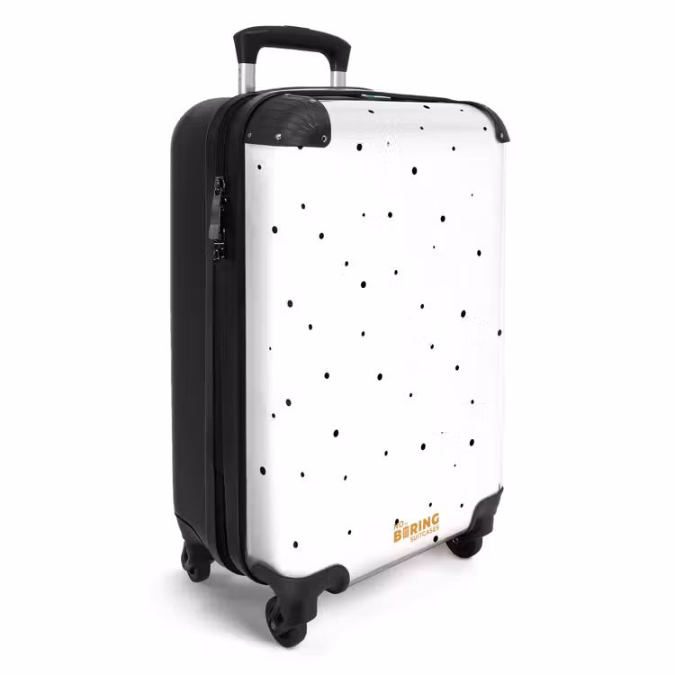 Suitcase - Minimalist dotted field — 4