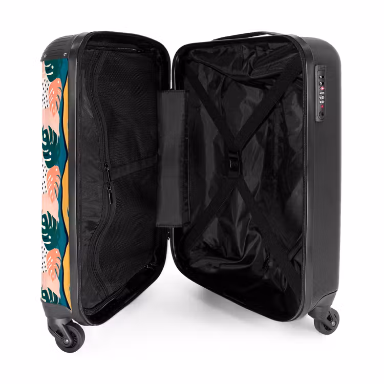 Suitcase - Monstera leaves in various colors — 3