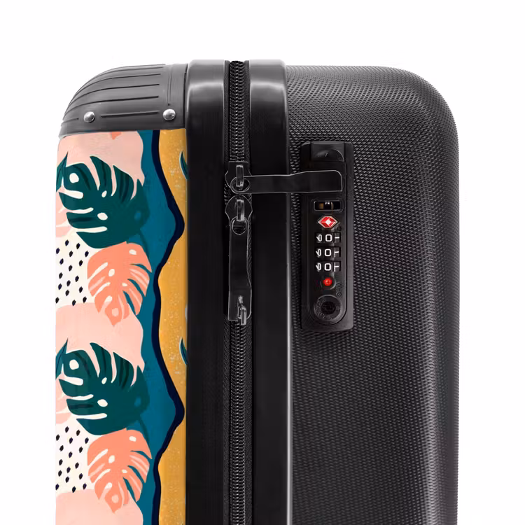 Suitcase - Monstera leaves in various colors — 5