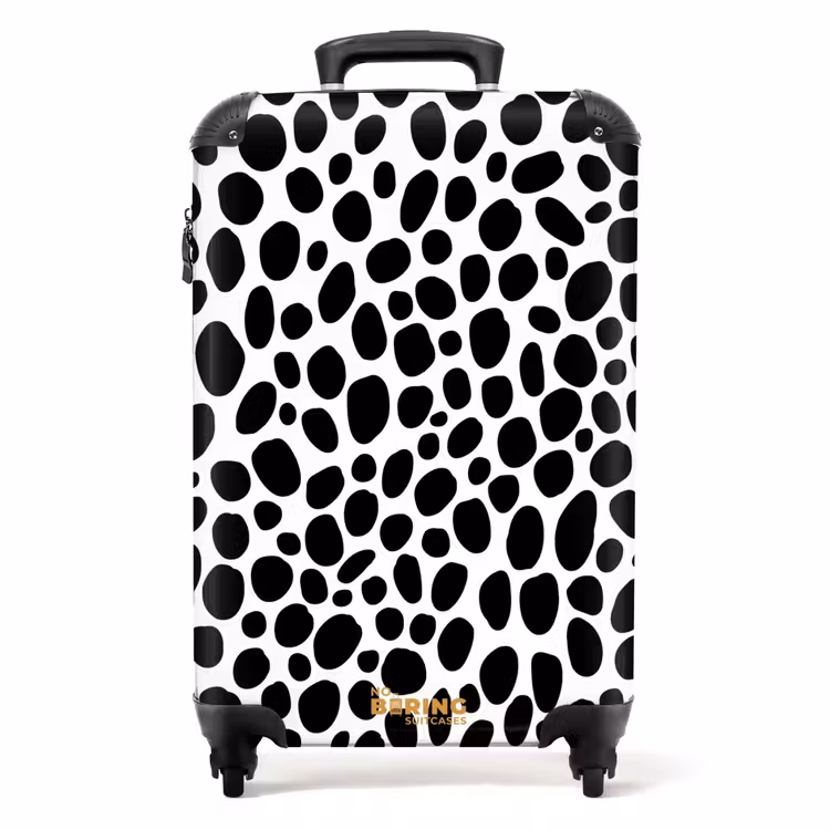 Suitcase - Organically scattered ovals over a white floor plan — 1