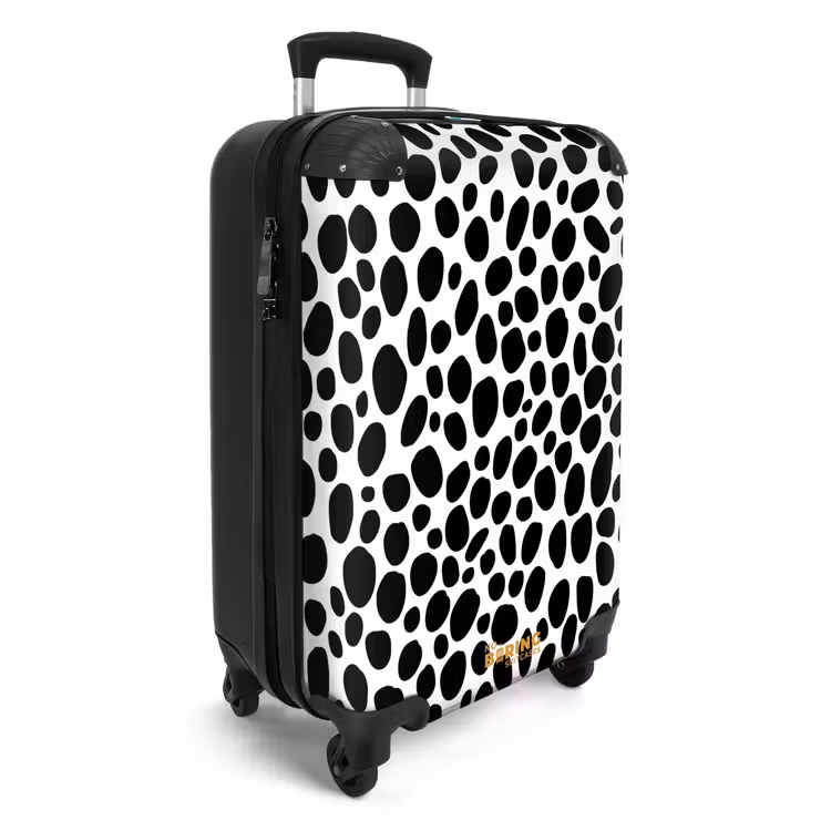Suitcase - Organically scattered ovals over a white floor plan — 4