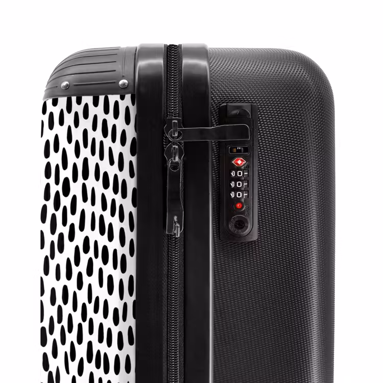 Suitcase - Oval dots on white background — 5
