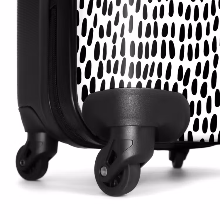 Suitcase - Oval dots on white background — 6