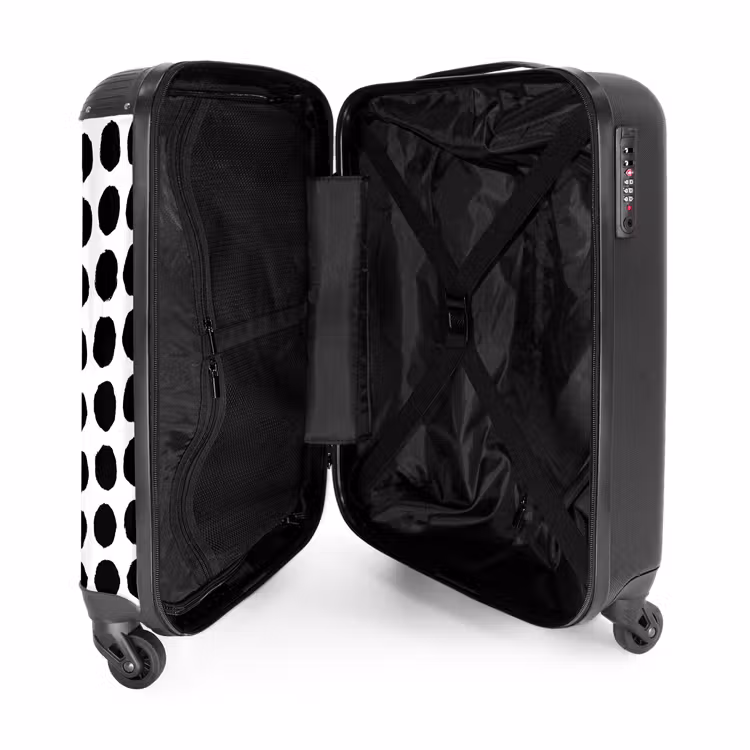 Suitcase - Rough dots in grid form — 3