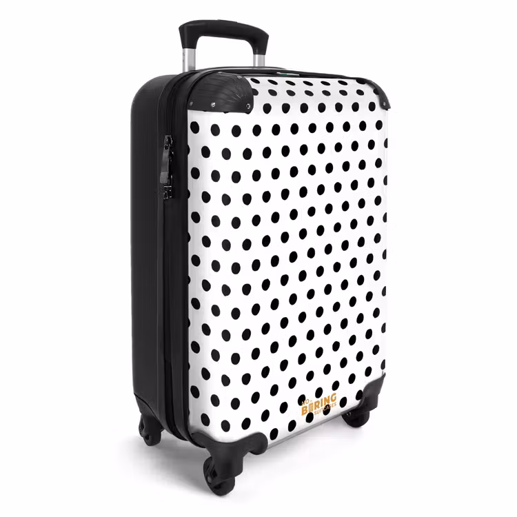 Suitcase - Symmetrically placed black dots over a white background — 4