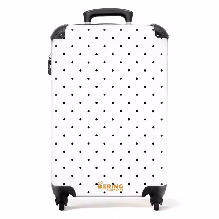 Suitcase - Symmetrically placed black dots over a white background — 1