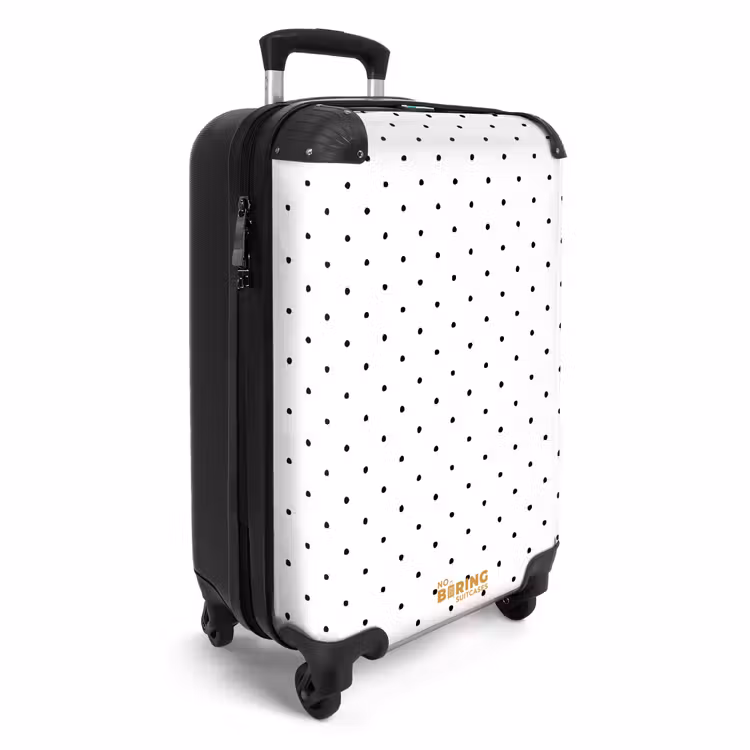 Suitcase - Symmetrically placed black dots over a white background — 4