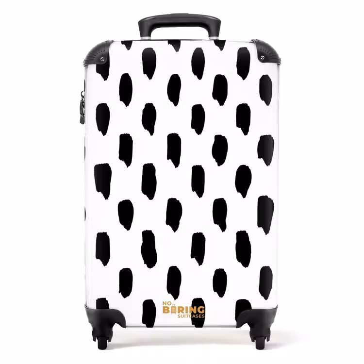 Suitcase - Vertical spots on a white background — 1