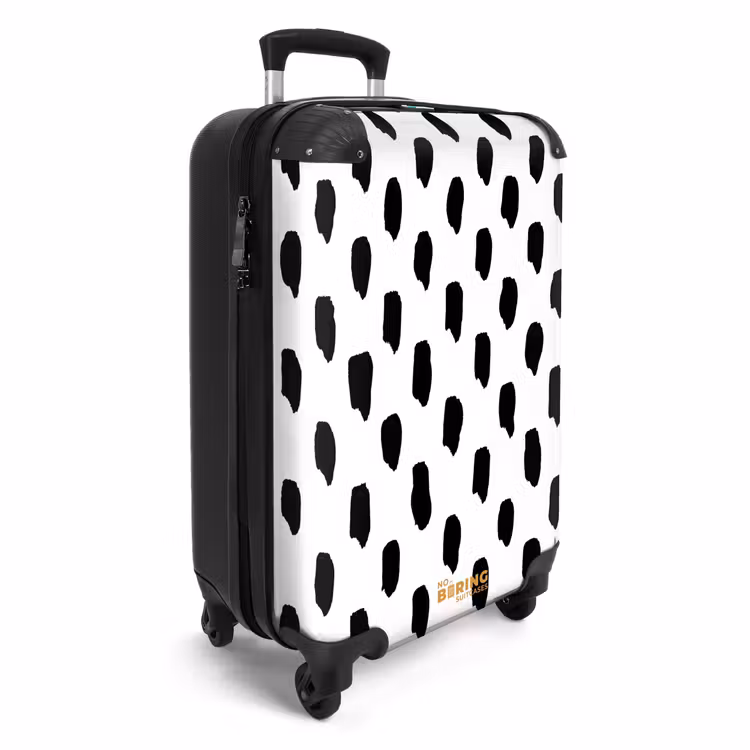 Suitcase - Vertical spots on a white background — 4