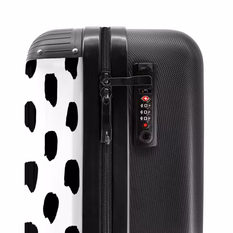 Suitcase - Vertical spots on a white background — 5