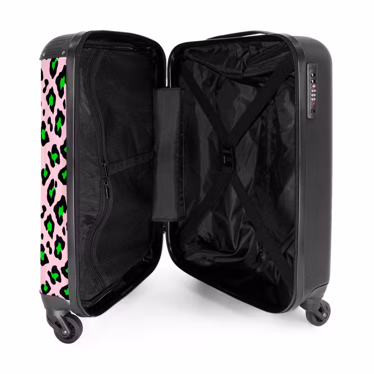 Suitcase - Neon panther pattern — 3