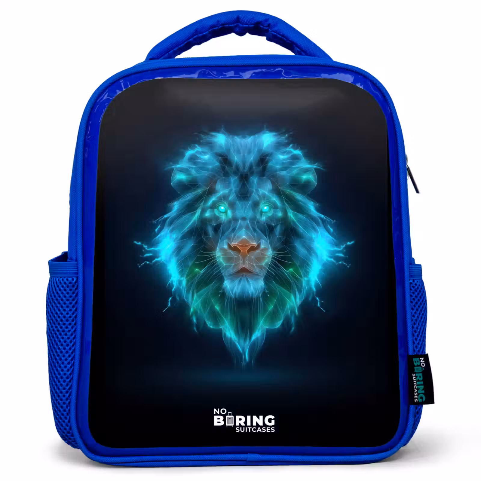 Kids backpack - Blue - Luminous lion — 1