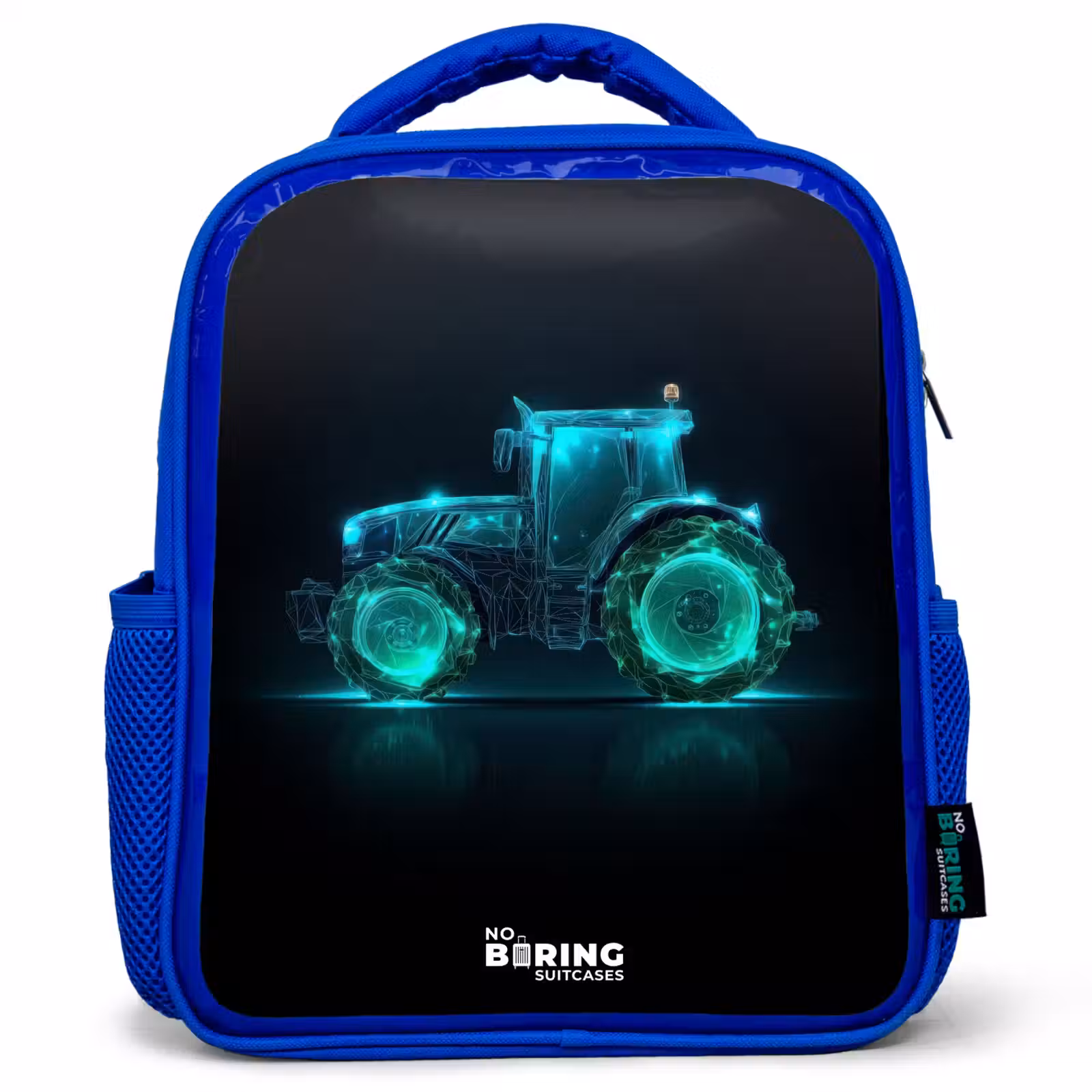 Kids backpack - Blue - Neontractor on black background — 1