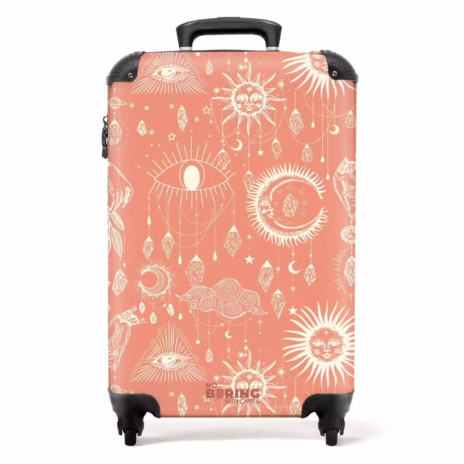 Suitcase - Boho - Red sky pattern — 1