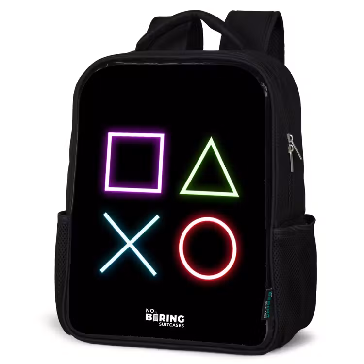 Kids backpack - Neonverlicthe symbols — 4