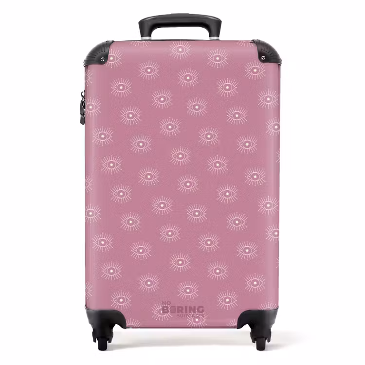 Suitcase - Boho - Purple pattern — 1