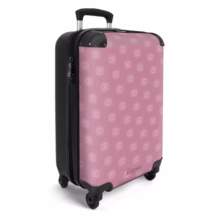 Suitcase - Boho - Purple pattern — 4