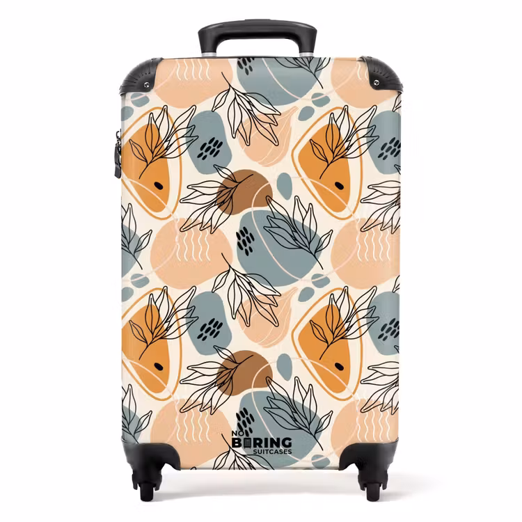 Suitcase - Boho - Soft earth tones — 1