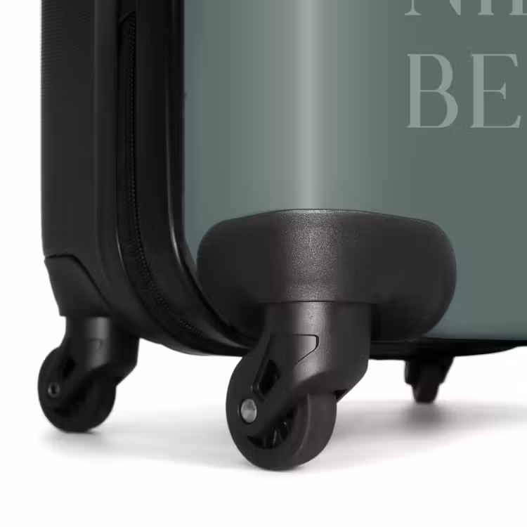 Suitcase - Green background with text Do not call me — 6