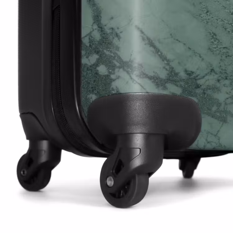 Suitcase - Green marble look — 6