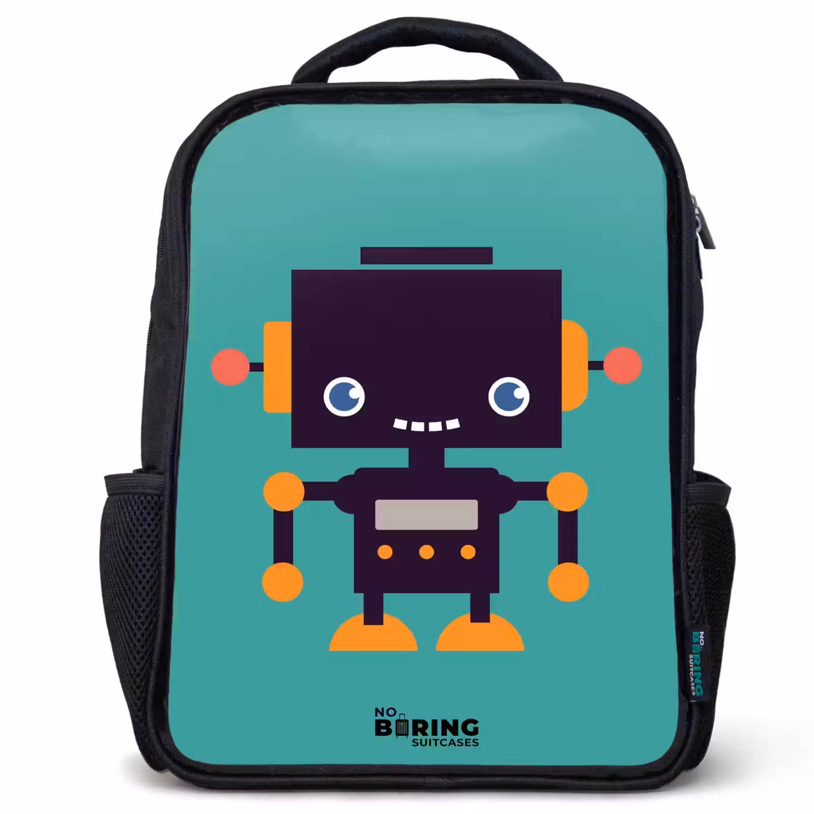 Kids backpack - Green robot — 1