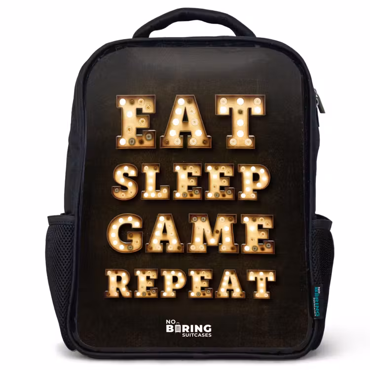 Kids backpack - Qoute with light — 1